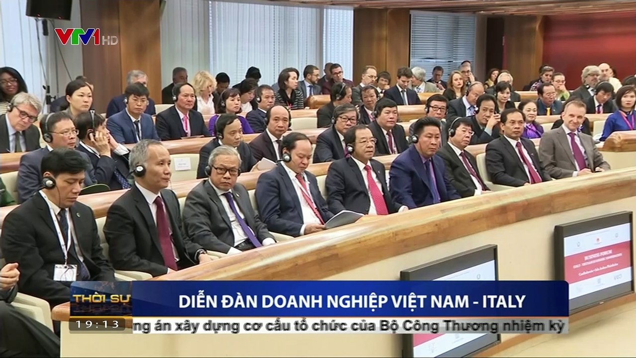 Chủ tịch nước Trần Đại Quang phát biểu tại diễn đàn doanh nghiệp Việt Nam - Italy