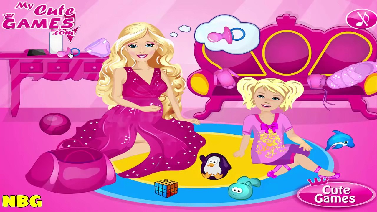 Barbie Baby Birth - Pregnant Barbie Gives Birth to a Baby - Barbie Games for Girls
