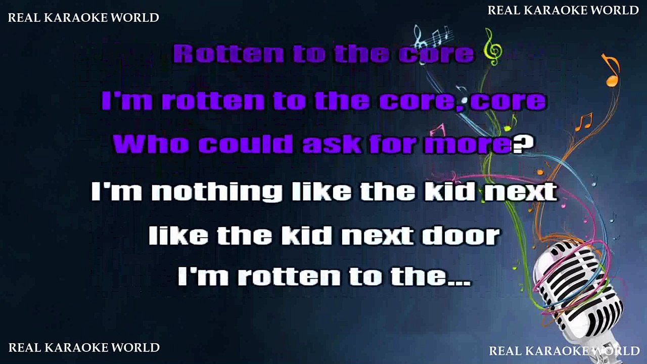 Sofia Carson - Rotten to the core (BOF Descendants) KARAOKE / INSTRUMENTAL