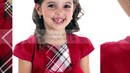 Designer Girl Dresses - Girls Bolero Style DN 965