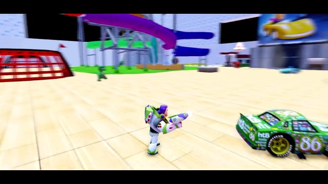 [ Lightning McQueen ] Toy Story Room with Buzz Lightyear Superhero & Toy Story Woody ! Cars & Kids F