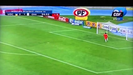 Alejandro Camargo Incredible Half The Pitch Volley vs O'Higgins!