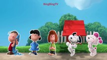 Peanuts Finger Family | BingBing TV - Nursery Rhymes For Children