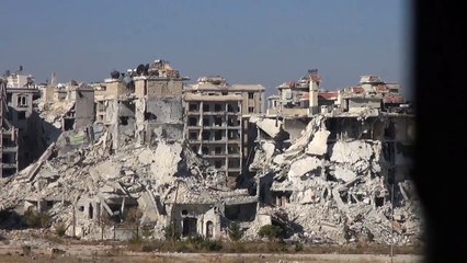 Cирия. Уничтожение снайперского гнезда джихадистов в районе Жамият Аль-Захраа на севере Алеппо