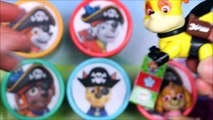 Nick Jr Paw Patrol Pirates Play doh Toy Surprises! Kids Stacking Cups Fun Learning Video