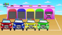Police Cars for Children | Learn Colors Vehicles Trucks for Kids | Police Vehicles For Kids Toddlers