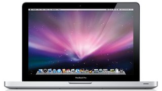Apple MacBook Pro MB991D/A 33 cm (13 Zoll) Notebook (Intel Core 2 Duo  2.5GHz, 4GB RAM, 250GB HDD, Nvidia GeForce 9400M, DVD+- DL RW, Mac OS)