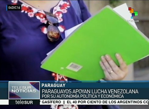 Paraguayos exigen respeto a Venezuela como miembro pleno del Mercosur