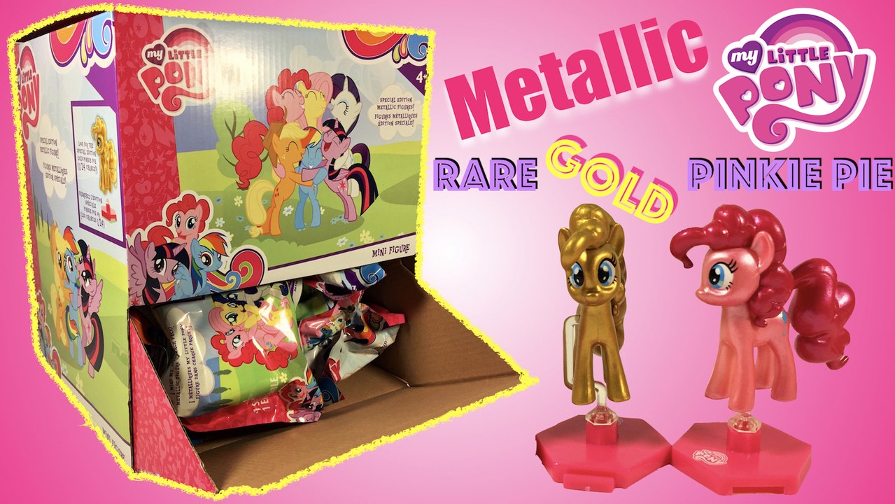 My Little Pony Metallic Blind Bags Rare Gold Pinkie Pie (Whole Box 24)
