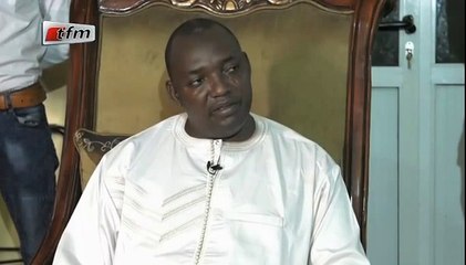 Adama Barrow et le khalife des mourides