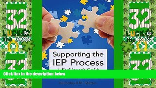 Price Supporting the IEP Process: A Facilitator s Guide Nicholas Martin M.A. For Kindle