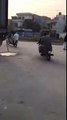 Khawaja Saad Rafique on Motor-Bike