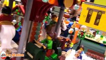 Lego Snowy Christmas Village with Santa Claus | Oeiras Brincka