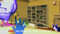 3d Animals Finger Family English rhymes Collection (dog,cat,rat,parrot)
