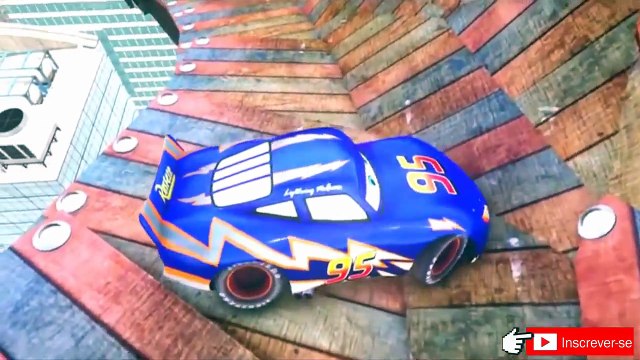 HOMEM DE FERRO meets Relâmpago Mcqueen CARS, Custom Azul cores Disney Pixar Carros de DCTV