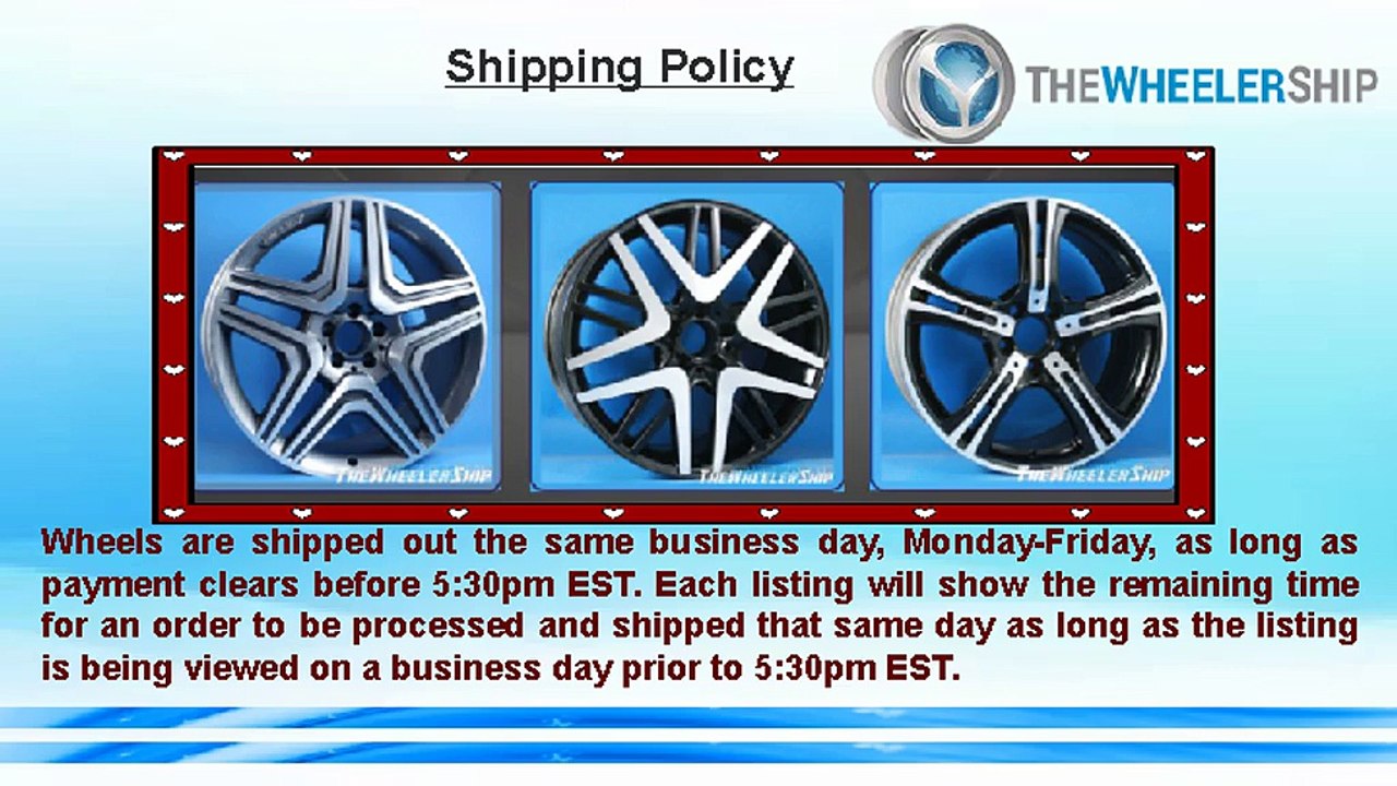 Shipping Policy - Wheelership