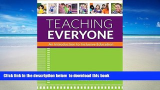 Pre Order Teaching Everyone: An Introduction to Inclusive Education Whitney Rapp Ph.D Audiobook