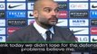 We didn't lose because of defence - Guardiola