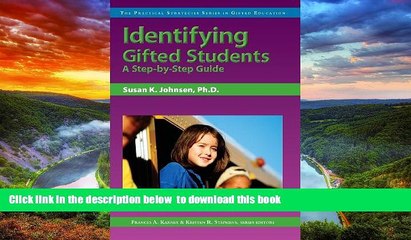 Pre Order Identifying Gifted Students: A Step-by-Step Guide (Practical Strategies in Gifted