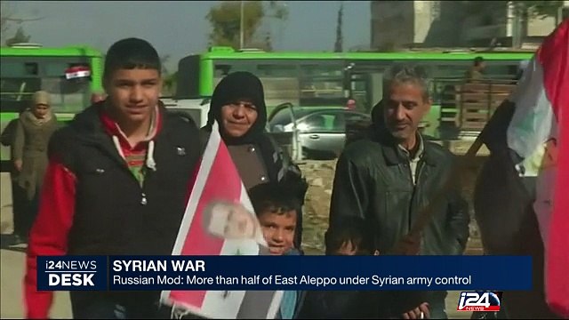 Russian Mod: more than hald of East Aleppo under syrian army control