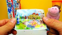 Video für Kinder : Überraschungseier Spielzeug öffnen / auspacken mit Peppa Pig DEUTSCH