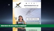 Read Book MTTC Mathematics (Secondary) 22 Teacher Certification Test Prep Study Guide (XAM MTTC)