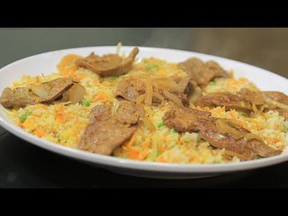 أرز بالشعرية و الكبدة | غادة جميل