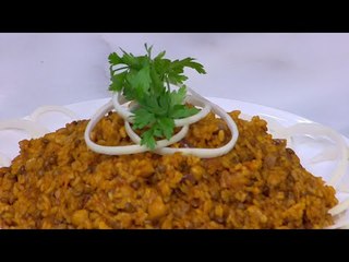 مجدرة بالحمص و العدس | نجلاء الشرشابي