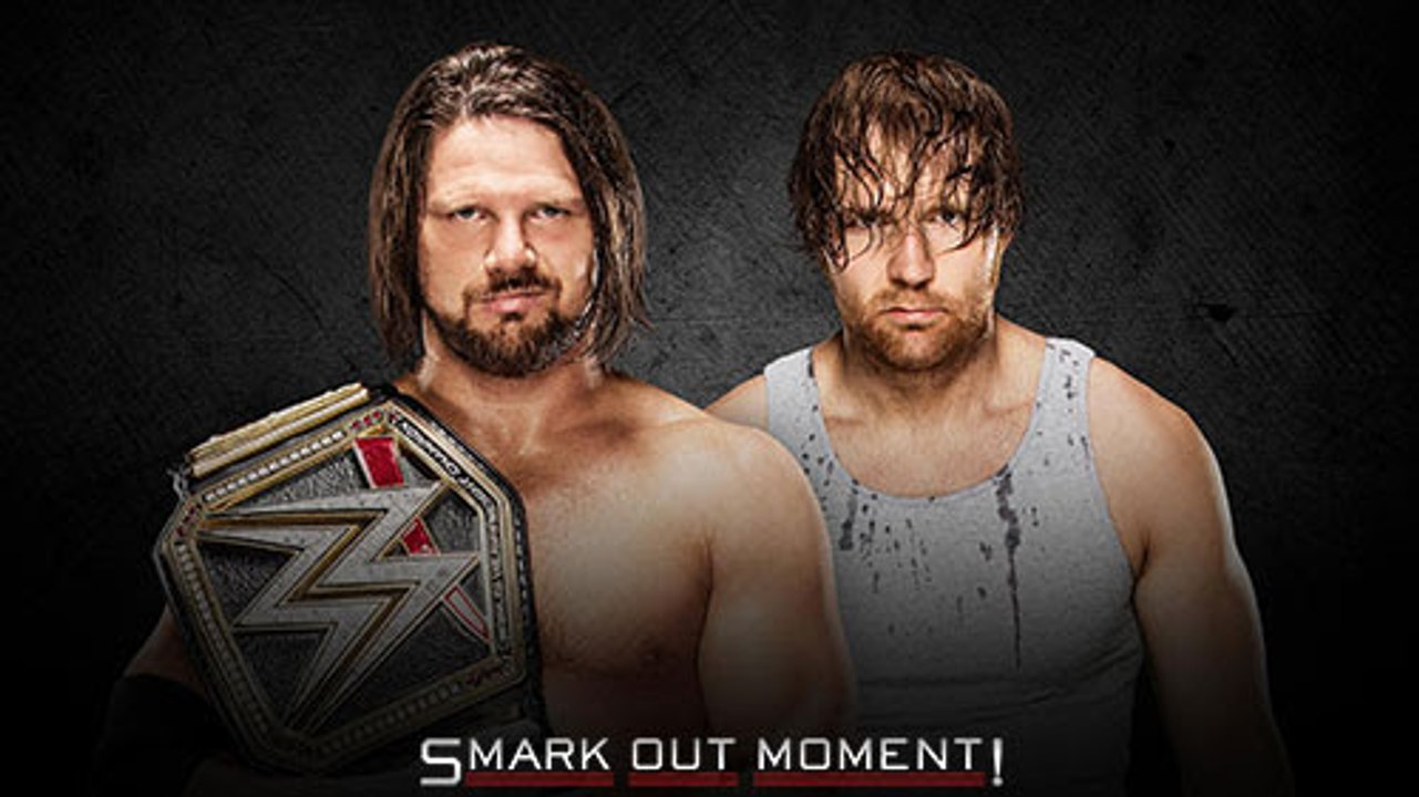 aj styles vs dean ambrose
