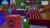 Lightning McQueen in Andys Bedroom from Toy Story - Finger Family Nursery Rhyme Children Songs T