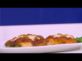 سمك فيليه بصوص البيتزا  - سلطة بصل بالخيار | شبكة و صنارة حلقة كاملة