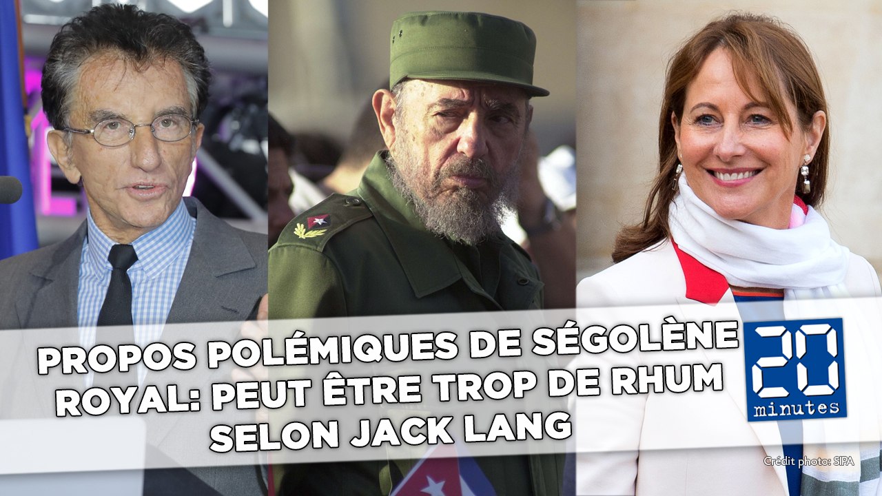 Jack Lang se demande si Ségolène Royal «n'avait pas bu  un peu trop de rhum en arrivant à La Havane»