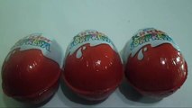 3 Surprise Eggs kinder sorpresa Kinder surprise
