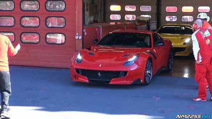 Ferrari F12 TDF SOUND on the Track! - FAST Accelerations and Fly Bys!