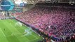 Croatia fans throw flares onto pitch at Euro 2016