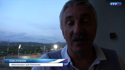 Gilles Eyquem avant la finale France - Corée du Nord