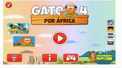 gato por africa. juegos para niños. childrens,kids. game.
