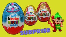 Surprise Eggs Unboxing !! Kinder Surprise Maxi Halloween !! Kinder Surprise Christmas 2016 Series !