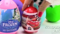 Disney collector surprise eggs play doh minions spongebob cars planes frozen princess elsa