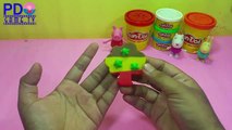 Peppa Pig Learn Color Play Doh Ice Cream Popsicle Molds stars Peppa Pig Fun & Creative for Children