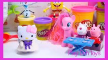 PLAY-DOH Ice Cream Parlor ★ Peppa Pig Frozen Toys playdough videos - MLP icecreams