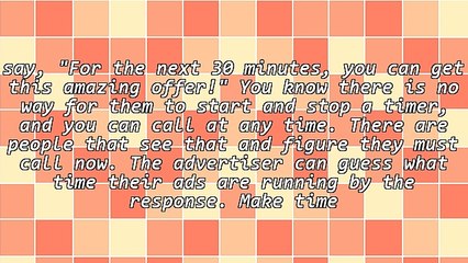 Business Ads: Use a Strong Call to Action