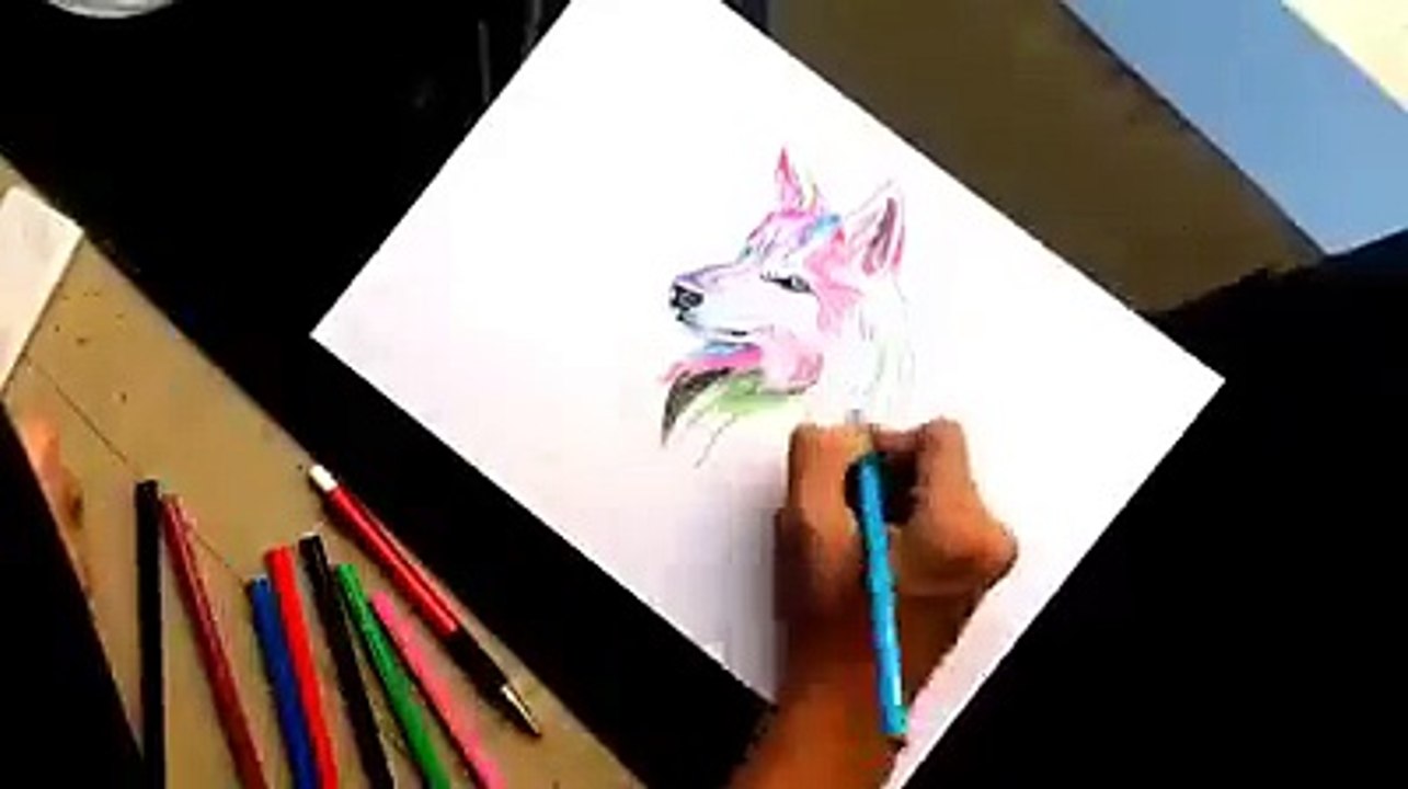 Wow ....Amazing Wolf Art
