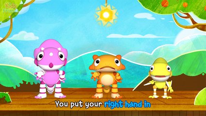 #13 Dino Friends Sing Along Show | The Hokey Pokey | Childern songs and Nursery Rhymes