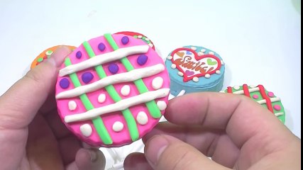 Surprise eggs - play doh eggs Cupcake The peppa pig toys xitrum video fun for kids