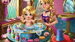 Juegos para bebés Disney - Rapunzel bebé Wash (Rapunzel Baby Wash)