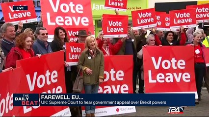 UK: Supreme Court to hear government appeal over Brexit powers