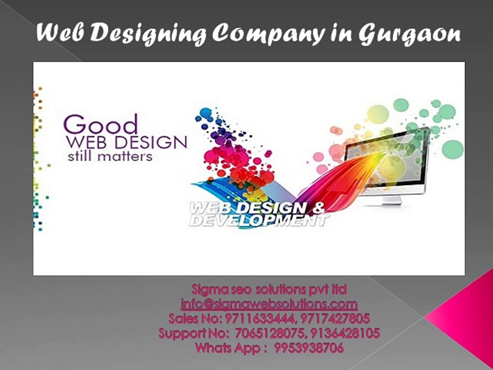 Web Design Services in Gurgaon