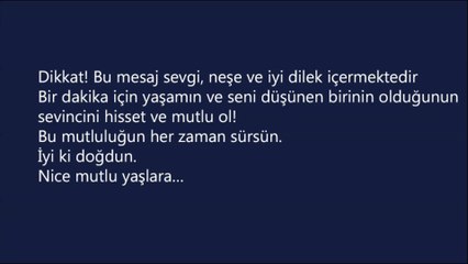 En Güzel Doğum Günü Mesajları