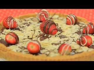 تارت بسكويت المربى و الشيكولاتة | غادة التلي